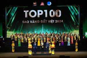 Nui Phao Mining recognized in the top 100 gold star awards 2024