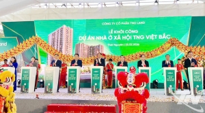 Groundbreaking ceremony for TNG Viet Bac Social Housing Project
