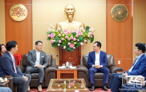 Thai Nguyen commits to accompanying Lotte Group in implementing projects 