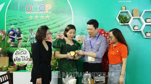 The “special” booth at Thai Nguyen OCOP Industry & Trade 2023 Exhibition