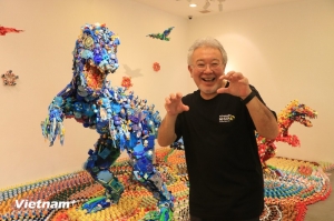 Art exhibition brings new life to discarded toys