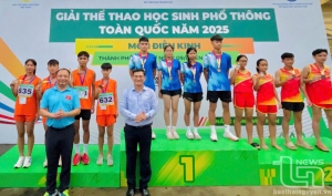 Thai Nguyen wins 13 medals at 2025 National High School Sports Tournament