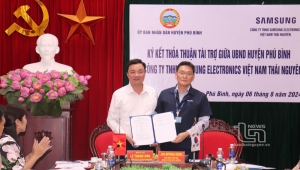 SEVT sponsors water pump station repair  project in Phu Binh