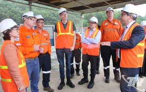 German Parliamentary State Secretary Stefan Rouenhoff visits Nui Phao mine