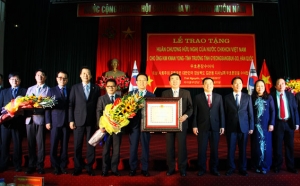 The award of the Order of Friendship for Gyeongsangbuk-Do Mayor