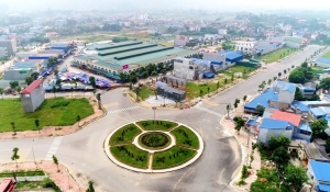 Forming urban area in the Northwest of Thai Nguyen province