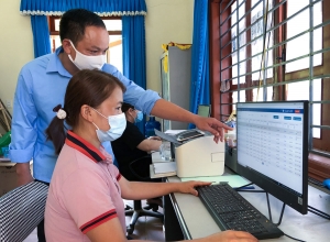 Positive changes from digital transformation in Sang Moc upland commune